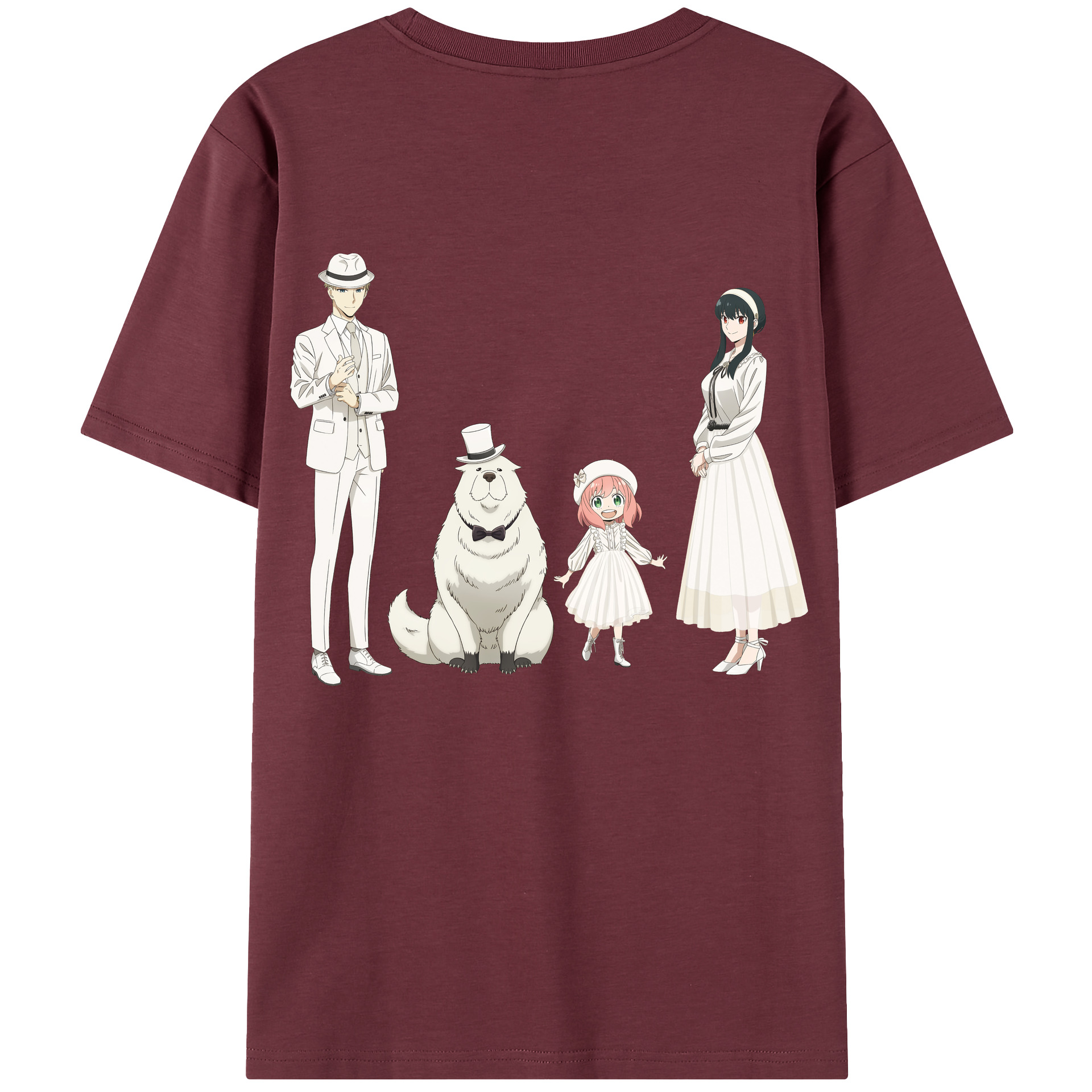 （画像用） SPY×FAMILY间谍家家酒 綿100％半袖Tシャツ（背面プリント）
